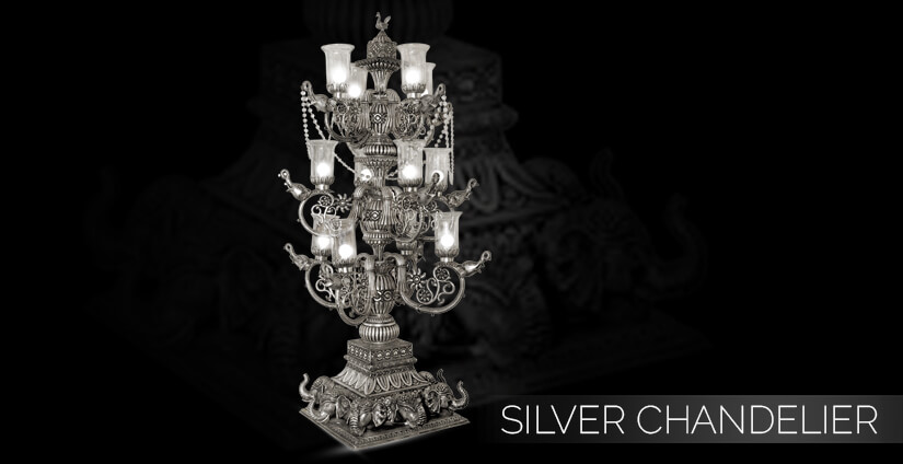 Silver Chandelier