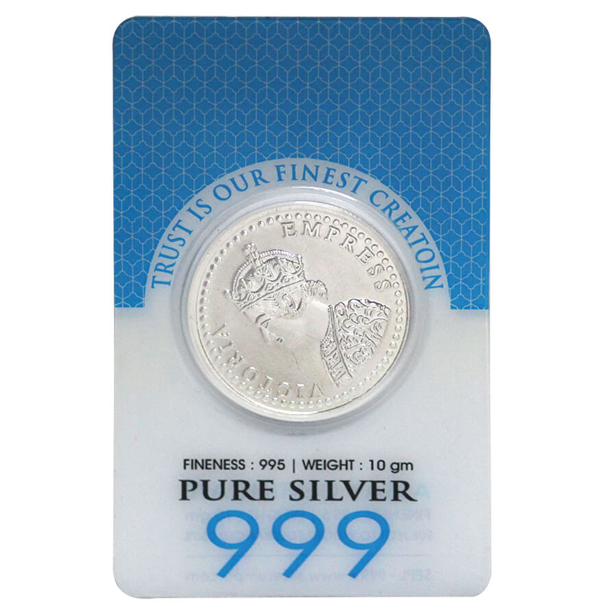 Pure Silver 999 Victoria Empress Coin (Silver) 10 Grams