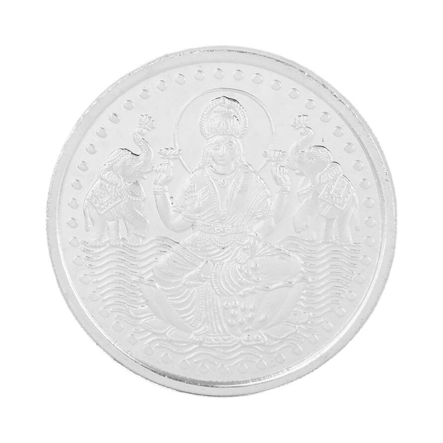 Pure Silver 999 Laxmiji Coin (Silver) 50 Grams