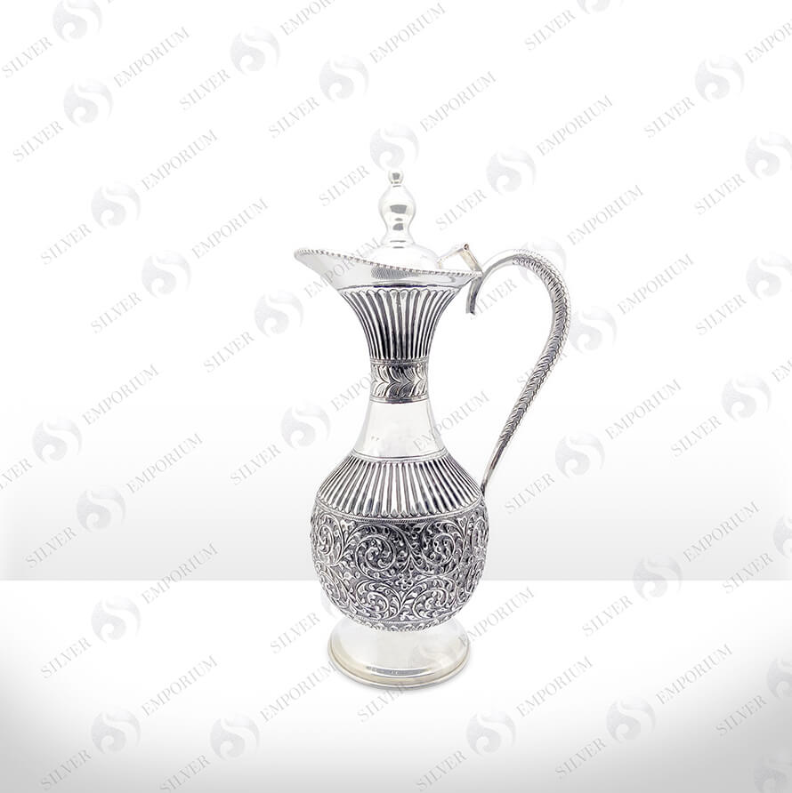 Silver Arabian Art Surahi