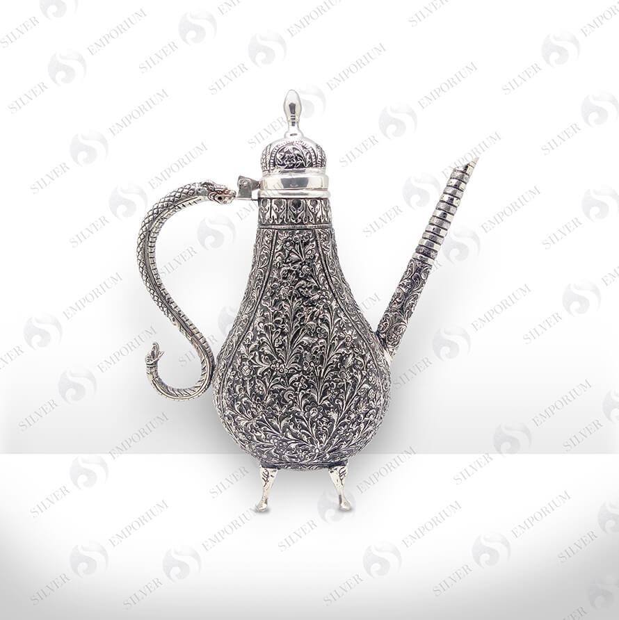 Silver Arabian Art Surahi