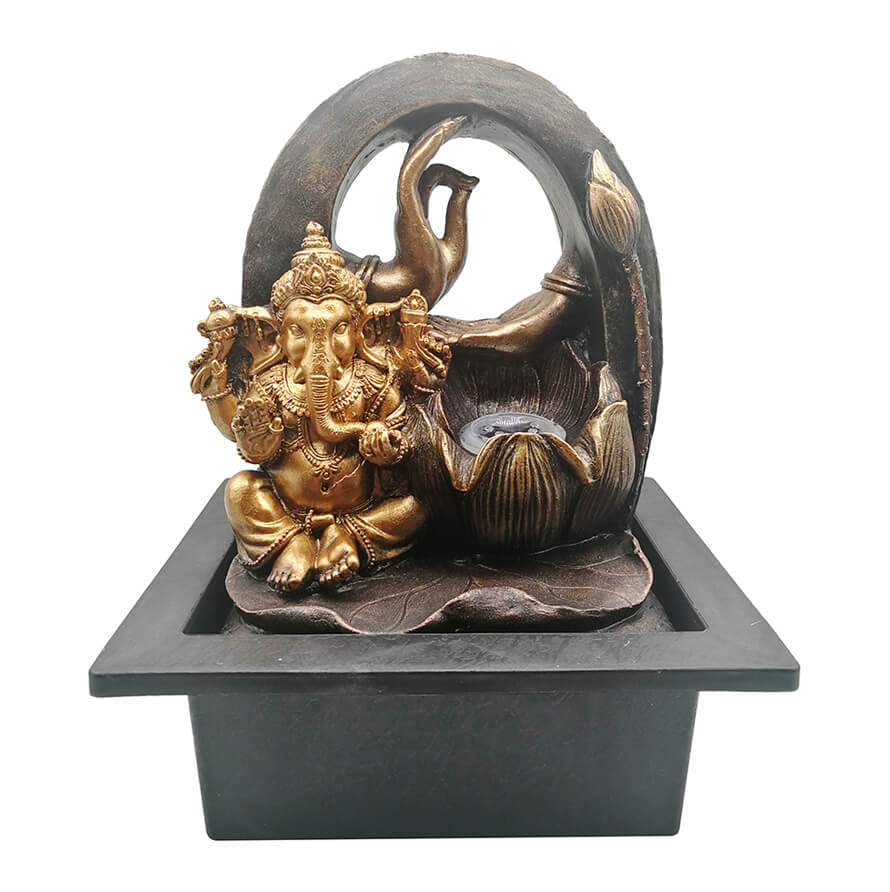 Silver Ganesh Fountain