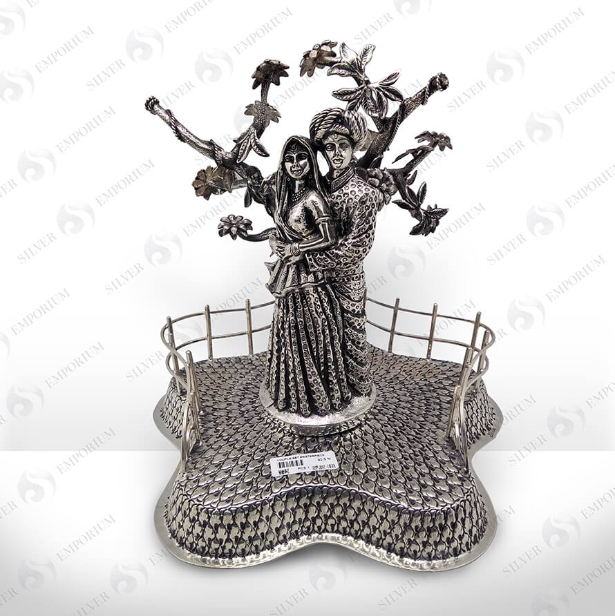 Couple Standing on Platform