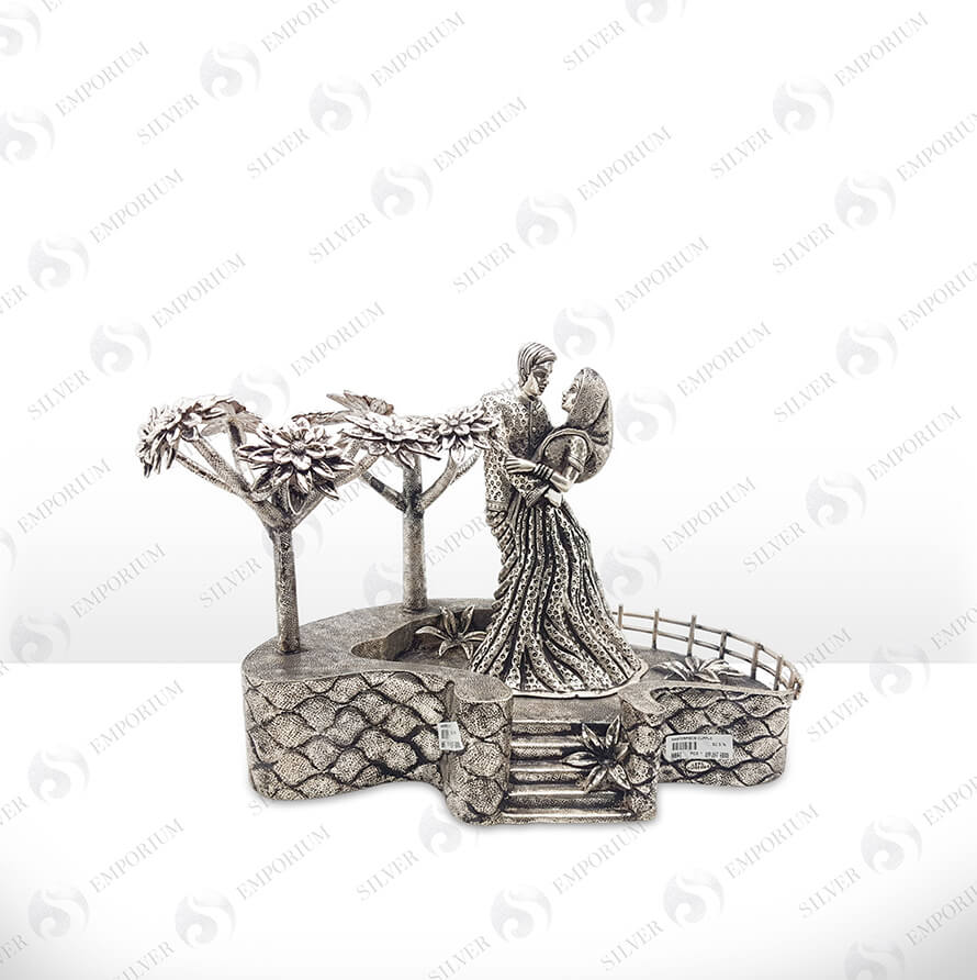 Couple Standing on Platform