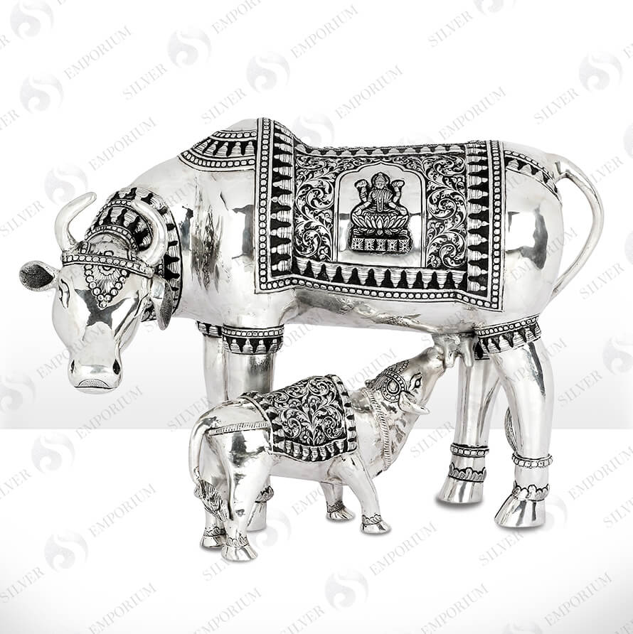 Silver Indian Cow