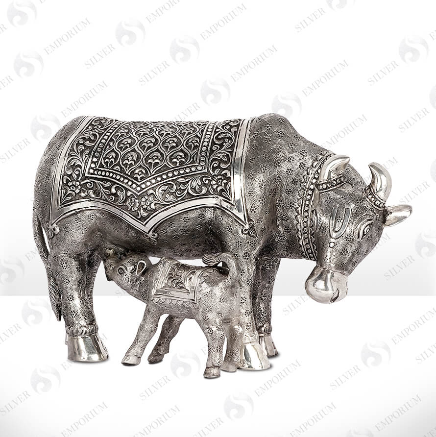 Silver Indian Cow