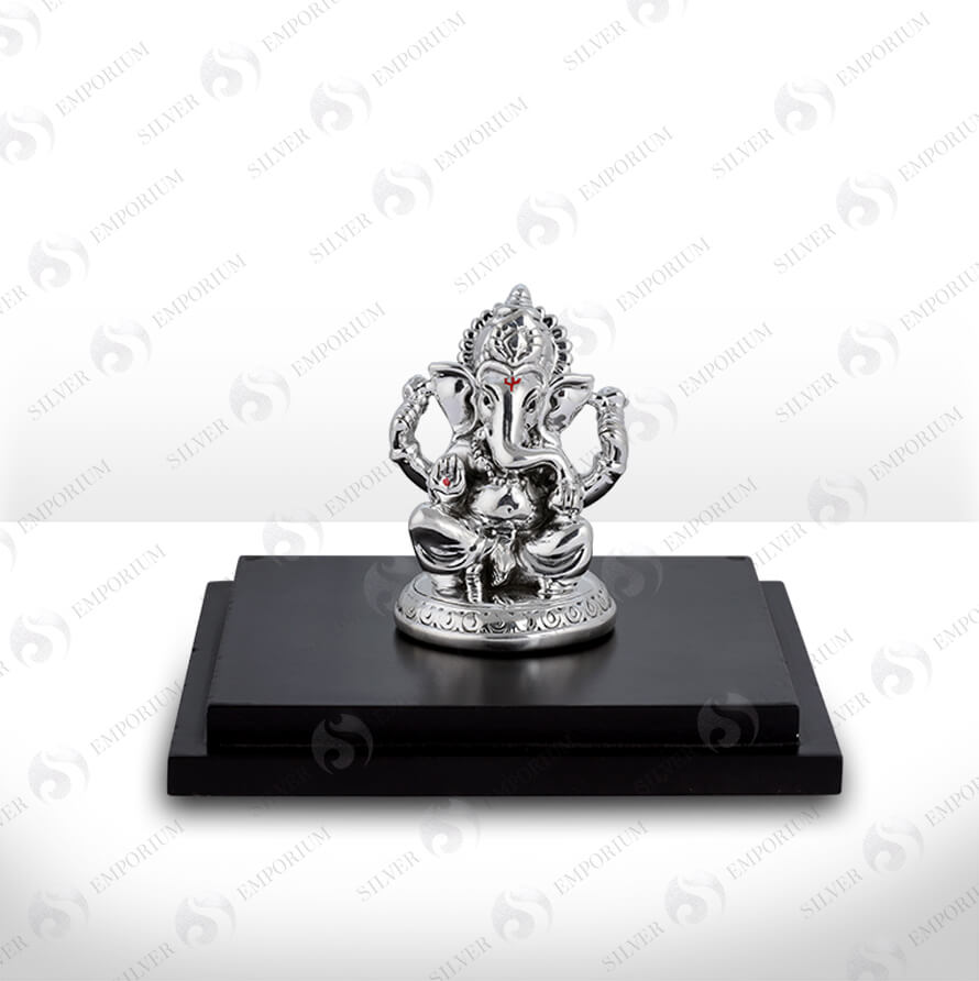 Silver Ganesh Murti