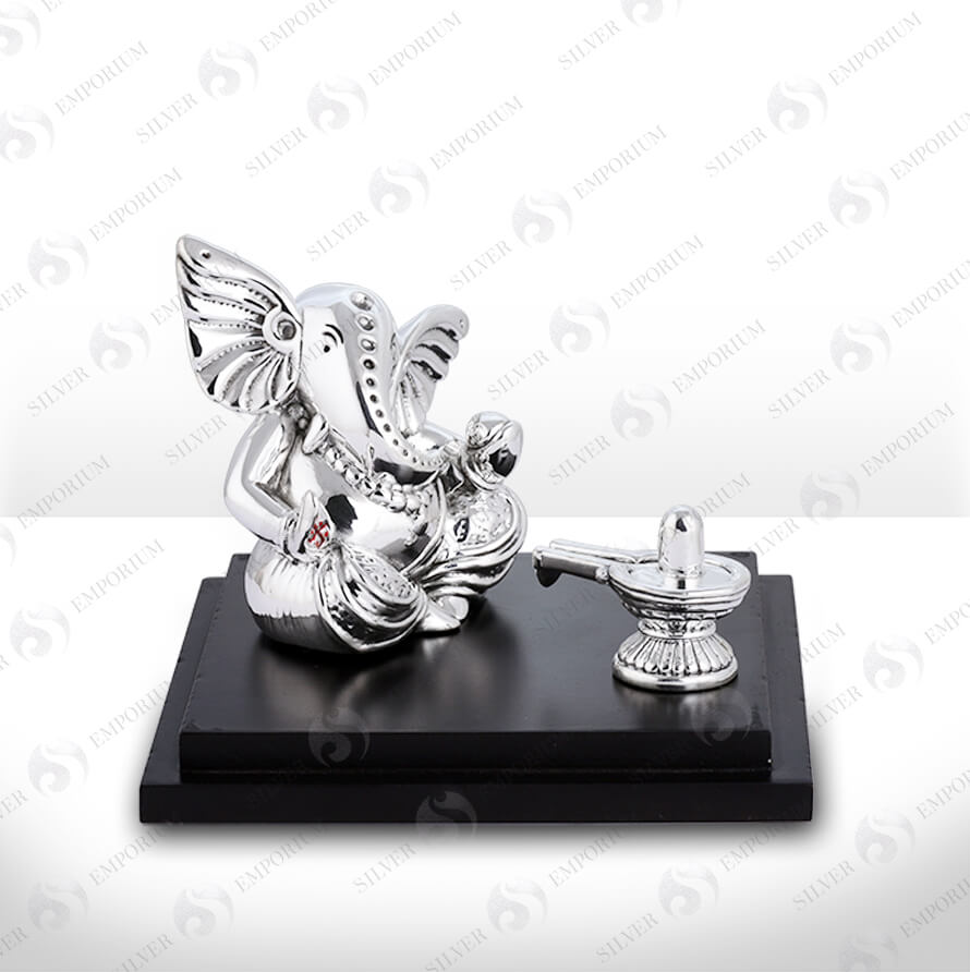 Silver Ganesh Murti