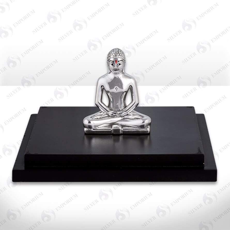 Silver Buddha Murti