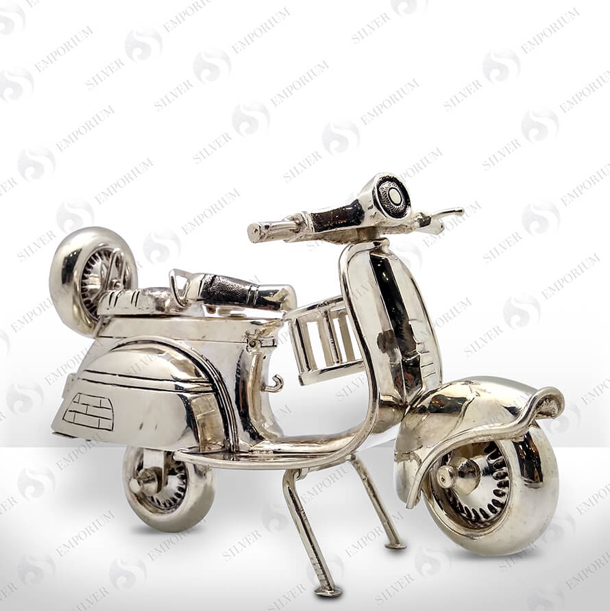 Silver Scooter